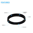 led-ring-flush-mount-ceiling-light-dimmable Load image into Gallery viewer, led-ring-flush-mount-ceiling-light-dimmable