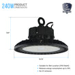 LED UFO Light Dimensions Load image into Gallery viewer, LED UFO Light Dimensions