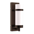 1-Light, Oil Rubbed Bronze/Satin Nickel Finish Wall Sconce with White Glass shade, Wall Mounted Lamps for Home Hotel Corridor Restaurant Load image into Gallery viewer, 1-Light, Oil Rubbed Bronze/Satin Nickel Finish Wall Sconce with White Glass shade, Wall Mounted Lamps for Home Hotel Corridor Restaurant