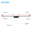 rectangle-shape-vanity-light-bar-led-fixture Load image into Gallery viewer, rectangle-shape-vanity-light-bar-led-fixture