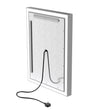 Frontlit/Backlit LED Lighted Bathroom Vanity Mirror with Frame, Anti-Fog, Touch Button, CRI 90+, Adjustable CCT & Memory, Magnum Style Load image into Gallery viewer, Frontlit/Backlit LED Lighted Bathroom Vanity Mirror with Frame, Anti-Fog, Touch Button, CRI 90+, Adjustable CCT & Memory, Magnum Style