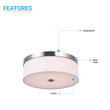 15-drum-shape-led-flush-mount-light-25w-4000k Load image into Gallery viewer, 15-drum-shape-led-flush-mount-light-25w-4000k