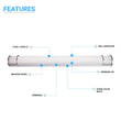 dimmable-led-half-cylinder-vanity-light-fixture Load image into Gallery viewer, dimmable-led-half-cylinder-vanity-light-fixture