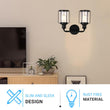 matte-black-indoor-wall-sconce Load image into Gallery viewer, matte-black-indoor-wall-sconce