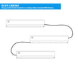 Under Cabinet LED Lighting, Dimmable, CRI90, White Finished, Direct Plug-in, Linkable, Color Changeable (3000K/4000K/5000K) Under Counter Lights for Kitchen, Desk, Workspace Load image into Gallery viewer, Under Cabinet LED Lighting, Dimmable, CRI90, White Finished, Direct Plug-in, Linkable, Color Changeable (3000K/4000K/5000K) Under Counter Lights for Kitchen, Desk, Workspace