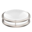 14 inch Dimmable LED Flush Mount Ceiling Lights, Double Ring, 22W, 1600 Lumens, 2700K/3000K/3500K/4000K/5000K Changeable Ceiling Lights, Brushed Nickel Finish Steel, For Hallway Kitchen Stairwell, ETL Listed Load image into Gallery viewer, 14 inch Dimmable LED Flush Mount Ceiling Lights, Double Ring, 22W, 1600 Lumens, 2700K/3000K/3500K/4000K/5000K Changeable Ceiling Lights, Brushed Nickel Finish Steel, For Hallway Kitchen Stairwell, ETL Listed