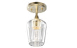 1-light-brass-gold-semi-flush-mount-light Load image into Gallery viewer, 1-light-brass-gold-semi-flush-mount-light