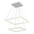 54w-3000k-dimmable-two-tier-square-led-modern-chandelier-lights Load image into Gallery viewer, 54w-3000k-dimmable-two-tier-square-led-modern-chandelier-lights