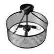 Semi Flush Mount Ceiling Lights, Drum Shape, Steel Cage Matte Black Finish, E26 Base, UL Listed, 3 Years Warranty Load image into Gallery viewer, Semi Flush Mount Ceiling Lights, Drum Shape, Steel Cage Matte Black Finish, E26 Base, UL Listed, 3 Years Warranty