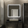 LED Lighted Bathroom Vanity Mirror With Shelf, Wall-Mounted, Touch Switch, Anti-Fog Adjustable Color Temperature & Remembrance, CRI 90+, Lighted Makeup Mirrors, Raven Style Load image into Gallery viewer, LED Lighted Bathroom Vanity Mirror With Shelf, Wall-Mounted, Touch Switch, Anti-Fog Adjustable Color Temperature & Remembrance, CRI 90+, Lighted Makeup Mirrors, Raven Style