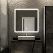 LED Lighted Bathroom Vanity Mirror With Shelf, Wall-Mounted, Touch Switch, Anti-Fog Adjustable Color Temperature & Remembrance, CRI 90+, Lighted Makeup Mirrors, Raven Style Load image into Gallery viewer, LED Lighted Bathroom Vanity Mirror With Shelf, Wall-Mounted, Touch Switch, Anti-Fog Adjustable Color Temperature & Remembrance, CRI 90+, Lighted Makeup Mirrors, Raven Style