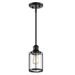 1-light-black-ceiling-cage-pendant Load image into Gallery viewer, 1-light-black-ceiling-cage-pendant