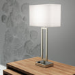 Bedside Table Lamp with USB Port and Outlet, 28 inch, Brushed Nickel Finish, with 1pc Switch,1pcs outlets,1pc USB 1 Type C, For Living Room, Dorm, Bedroom Lamp Load image into Gallery viewer, Bedside Table Lamp with USB Port and Outlet, 28 inch, Brushed Nickel Finish, with 1pc Switch,1pcs outlets,1pc USB 1 Type C, For Living Room, Dorm, Bedroom Lamp