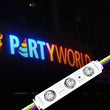 RGB LED Module Lights, 3LEDs/Mod, DC12V, 0.65W, Waterproof Decorative Light for Letter Sign Advertising Signs with Tape Adhesive Backside (40-Pack) Load image into Gallery viewer, RGB LED Module Lights, 3LEDs/Mod, DC12V, 0.65W, Waterproof Decorative Light for Letter Sign Advertising Signs with Tape Adhesive Backside (40-Pack)
