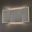 55.1 in. X 25.6 in. Backlit/Frontlit LED Lighted Bathroom Vanity Mirror with Pivoting Side Mirrors, Thin Plexiglass Edge, Anti Fog, Adjustable 3-Color Temperature & Remembrance, Makeup Mirror, Touch Button, CRI 90+, Titan Style Load image into Gallery viewer, 55.1 in. X 25.6 in. Backlit/Frontlit LED Lighted Bathroom Vanity Mirror with Pivoting Side Mirrors, Thin Plexiglass Edge, Anti Fog, Adjustable 3-Color Temperature & Remembrance, Makeup Mirror, Touch Button, CRI 90+, Titan Style