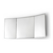 55.1 in. X 25.6 in. Backlit/Frontlit LED Lighted Bathroom Vanity Mirror with Pivoting Side Mirrors, Thin Plexiglass Edge, Anti Fog, Adjustable 3-Color Temperature & Remembrance, Makeup Mirror, Touch Button, CRI 90+, Titan Style Load image into Gallery viewer, 55.1 in. X 25.6 in. Backlit/Frontlit LED Lighted Bathroom Vanity Mirror with Pivoting Side Mirrors, Thin Plexiglass Edge, Anti Fog, Adjustable 3-Color Temperature & Remembrance, Makeup Mirror, Touch Button, CRI 90+, Titan Style