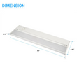 Under Cabinet LED Lighting, Dimmable, CRI90, White Finished, Direct Plug-in, Linkable, Color Changeable (3000K/4000K/5000K) Under Counter Lights for Kitchen, Desk, Workspace Load image into Gallery viewer, Under Cabinet LED Lighting, Dimmable, CRI90, White Finished, Direct Plug-in, Linkable, Color Changeable (3000K/4000K/5000K) Under Counter Lights for Kitchen, Desk, Workspace