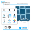 2 ft. x 2 ft. LED T-Bar Panel Light, 20W/30W/40W Wattage adjustable, 3000K/4000K/5000K CCT Changeable, 4800LM, >80 CRI, Dimmable, ETL, DLC Listed, For Offices, Schools, Hospitality, Retail Load image into Gallery viewer, 2 ft. x 2 ft. LED T-Bar Panel Light, 20W/30W/40W Wattage adjustable, 3000K/4000K/5000K CCT Changeable, 4800LM, >80 CRI, Dimmable, ETL, DLC Listed, For Offices, Schools, Hospitality, Retail