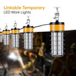 LED Temporary Work Lights with Cage Load image into Gallery viewer, LED Temporary Work Lights with Cage