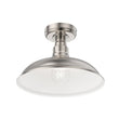 Load image into Gallery viewer, Industrial, Semi Flush Mount, Close to Ceiling Lights, Brushed Nickel, E26 Base, UL Listed, 3 Years Warranty