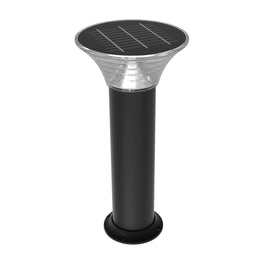 Solar LED Pathway Bollard Light, 1.5W, 220LM, CCT Changeable: Warm White/Cool White, IP65 Waterproof, Auto ON/Off