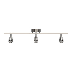 LED Dimmable Flexible Track Lighting, Brushed Nickel Finish, 3000K (Warm White),