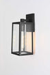 Load image into Gallery viewer, 1-Light, Wall Mount Light with Clear Glass, Black, Wall Lamp for Outside House