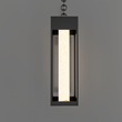 Load image into Gallery viewer, 1 - Light LED Integrated Black Outdoor Ceiling Light, 11W 3CCT, Bubble Glass, Pendant - LEDMyPlace