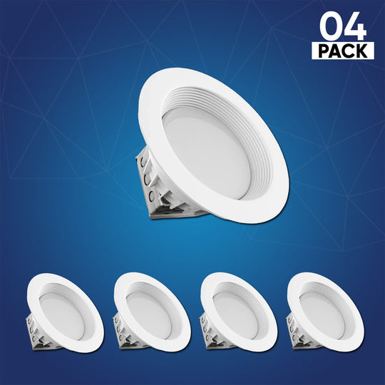 Commercial Grade 10-Inch LED Recessed Lighting: 40W, 3000LM, 5000K Daylight, with Junction Box, Dimmable, ETL and Energy Star Listed