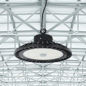 100W UFO High Bay LED Shop Lights 4000K, 1 - 10V Dimmable, AC120 - 277V, UL, DLC Listed, Commercial Warehouse Workshop Garage Factory Lighting Fixture - LEDMyPlace