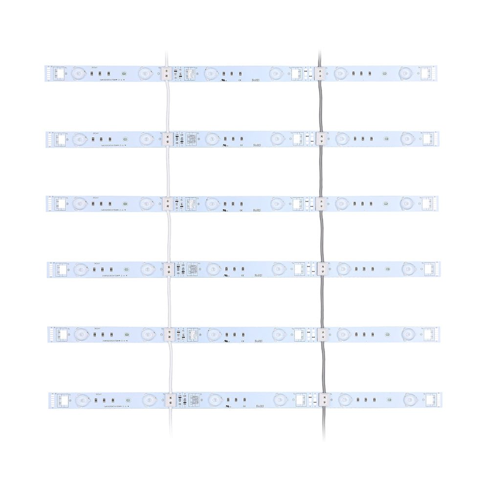 Led Backer 12-Pcs Flexible LED Back Lighting Series With Tape Adhesive Backside ...