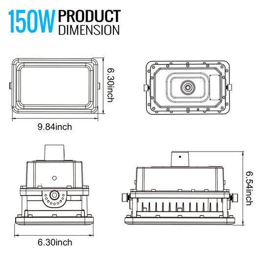 150W, LED Explosion Proof Light, A Series, 5000K, LM20250, Dimmable, 120° beam angle, 70CRI, UL Listed