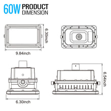 Load image into Gallery viewer, 60 Watt LED Explosion Proof Light, A Series, 5000K, 100-277V, 120° beam angle, 70CRI, UL Listed