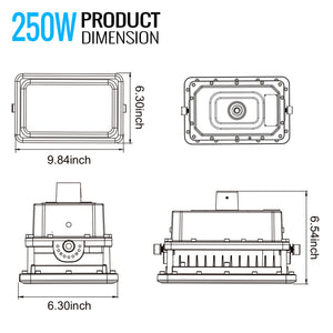 LED Explosion Proof Light, A Series, 5000K, Dimmable, 100-277V, 120° beam angle, 70CRI, UL Listed 250W