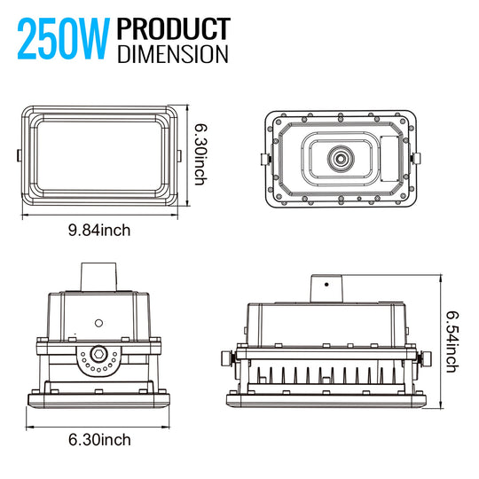 LED Explosion Proof Light, A Series, 5000K, Dimmable, 100-277V, 120° beam angle, 70CRI, UL Listed 250W