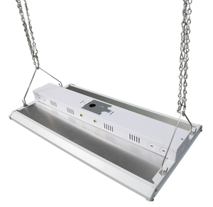 2FT Linear LED High Bay Light: Adjustable Wattage (60W/80W/105W), Changeable CCT (4000k/5000K/6500K), Dip Switch, 0-10V Dimming, Wide Input Voltage Range (120-277V), ETL, DLC 5.1 Listed