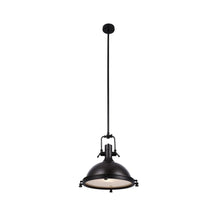 Load image into Gallery viewer, bronze-dome-and-iron-rode-pendant-light