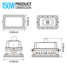 Load image into Gallery viewer, LED Explosion Proof Light, D Series, 5000K, 100-277V, 120° beam angle, 70CRI 150W