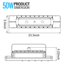 Load image into Gallery viewer, LED Explosion Proof Light, I Series, 5000K, LM5600, Dimmable, 100-277V, 120° beam angle, 70CRI 50W