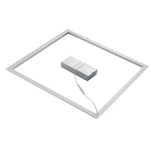 2 ft. x 2 ft. LED T - Bar Panel Light, 20W/30W/40W Wattage adjustable, 3000K/4000K/5000K CCT Changeable, 4800LM, >80 CRI, Dimmable, ETL, DLC Listed, For Offices, Schools, Hospitality, Retail - LEDMyPlace