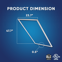 Load image into Gallery viewer, 2 ft. x 4 ft. LED T - Bar Panel Light, 40W/50W/60W Wattage Adjustable, 3000K/4000K/5000K CCT Changeable, Dimmable, 6600LM, ETL &amp; DLC Listed, Perfect For Offices, Schools, Hospitals - LEDMyPlace