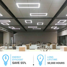 Load image into Gallery viewer, 2 ft. x 4 ft. LED T - Bar Panel Light, 40W/50W/60W Wattage Adjustable, 3000K/4000K/5000K CCT Changeable, Dimmable, 6600LM, ETL &amp; DLC Listed, Perfect For Offices, Schools, Hospitals - LEDMyPlace