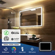 Load image into Gallery viewer, LED Illuminated Bathroom Mirror with Touch Switch Control, Defogger, CCT Remembrance, Backlit/Front, Accord Style, ETL Certified