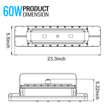 Load image into Gallery viewer, 60 Watt 4FT LED Explosion Proof Linear Light, I Series, Non Dimmable, 5000K, 8400LM, AC100-277V, IP66, Hazardous Location Lighting Fixtures