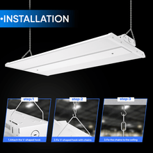 Load image into Gallery viewer, 2FT LED Linear High Bay Shop Light, 110W, 5700K, 15000LM, 120 - 277VAC, 0 - 10V Dim, UL DLC Listed, Linear Hanging Light for Warehouse Workshops - 2 Pack - LEDMyPlace