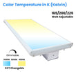 Load image into Gallery viewer, 2FT Linear LED High Bay Light 105W/135W/165W Wattage Adjustable, 4000k/5000K/6500K CCT Changeable, Dip Switch, 0 - 10V Dim, 120 - 277V Input Voltage, ETL, DLC 5.1 Listed - LEDMyPlace