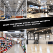 Load image into Gallery viewer, 2FT Linear LED High Bay Light 60W/80W/105W Wattage Adjustable, 4000k/5000K/6500K CCT Changeable, Dip Switch, 0 - 10V Dim, 120 - 277V Input Voltage, ETL, DLC 5.1 Listed - LEDMyPlace