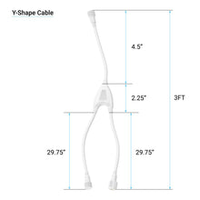 Load image into Gallery viewer, t8-4ft-led-freezer-cooler-tube-v-shape-18w-5000k-clear