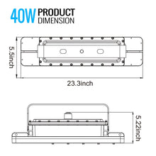 Load image into Gallery viewer, 40 Watt 4FT LED Explosion Proof Linear Light, I Series, Non Dimmable, 5000K, 5400LM, AC100 - 277V, IP66, Hazardous Location Lighting Fixtures - LEDMyPlace