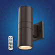 Load image into Gallery viewer, LED Outdoor Up &amp; Down Lights With Remote, RGBW, Cylinder, 36WX2, AC100-277V, IP65, ETL CE RoHS Approval, Outdoor Wall Lights